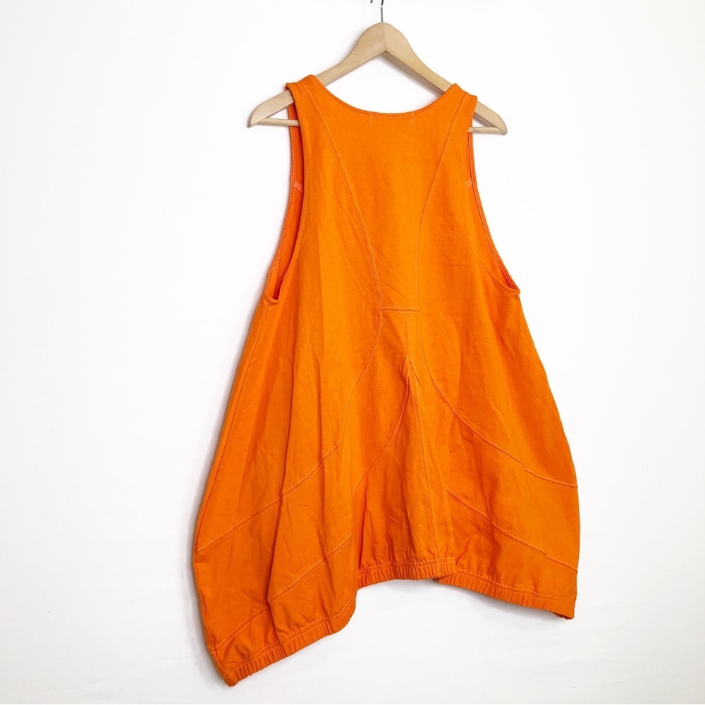 Free People large Beach Cory orange tunic top - Picture 10 of 13